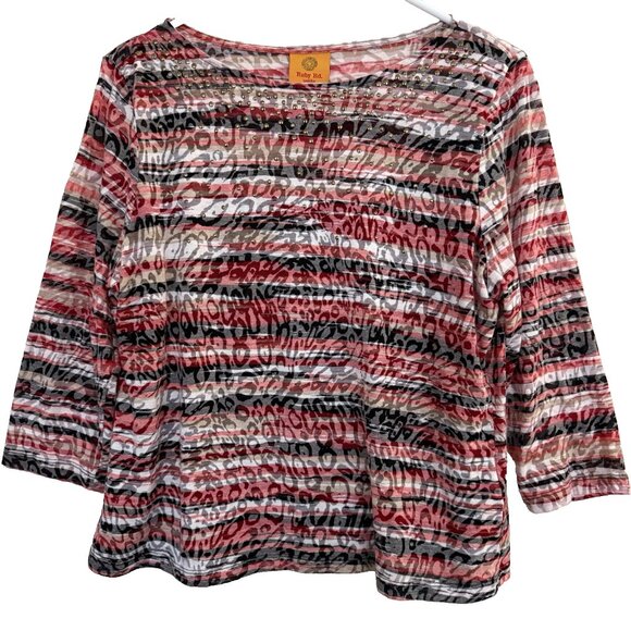 Ruby Rd Womens Studded Top Cami LP Boho Fairy Grunge Dark Romantic Office Party - Picture 1 of 9